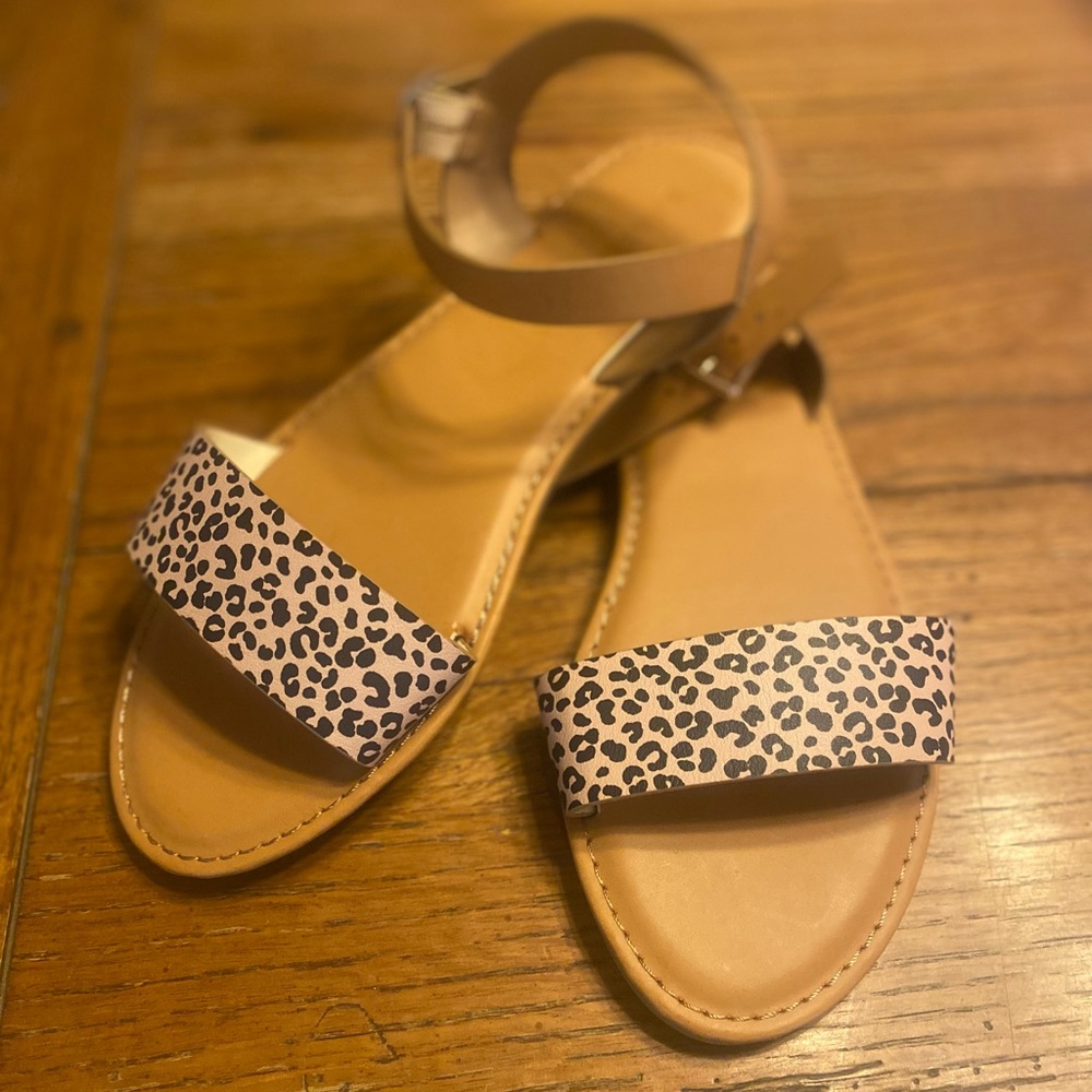 Leopard Sandals